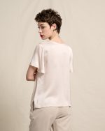 BLOUSE SATIN V NECK - Image 12