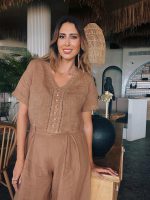 CROP TOP LINEN