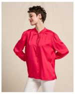 BLOUSE SATIN LONG SLEEVE