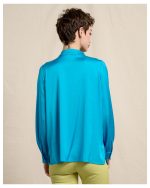 BLOUSE SATIN LONG SLEEVE - Image 9