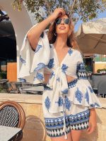 CROP TOP LINEN EMBROIDERED - Image 11