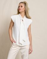 BLOUSE CREPE SLEEVELESS - Image 2