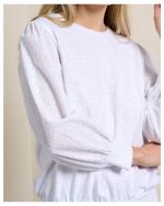 BLOUSE COTTON CUTWORK SLEEVE - Image 3