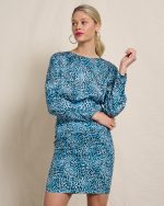 BLOUSE ELASTIC ANIMAL PRINT