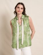 BLOUSE SATIN PRINTED