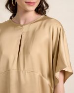 BLOUSE SATIN CUT OUT DETAIL - Image 11