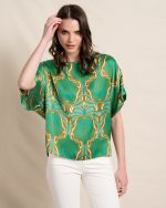 BLOUSE SATIN PRINTED - Image 2