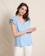 BLOUSE COTTON EMBOSSED - Image 6