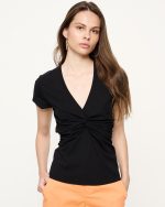 BLOUSE KNOT TWIST FRONT - Image 2