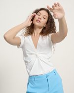 BLOUSE KNOT TWIST FRONT - Image 15