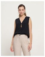 BLOUSE SLEEVELESS