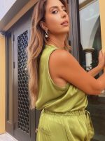 BLOUSE V NECK SATIN - Image 15