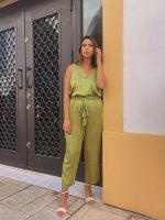 BLOUSE V NECK SATIN - Image 16