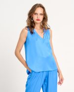BLOUSE V NECK SATIN - Image 18