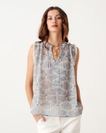 BLOUSE V NECK PRINTED - Image 8