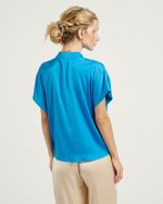 BLOUSE SATIN CROSS FRONT - Image 4