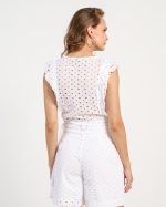 CROP TOP CUTWORK - Image 4