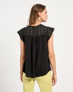 BLOUSE LINEN V NECK - Image 5