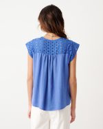 BLOUSE LINEN V NECK - Image 9