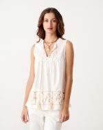 BLOUSE COTTON SLEEVELESS - Image 2