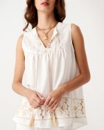 BLOUSE COTTON SLEEVELESS - Image 4