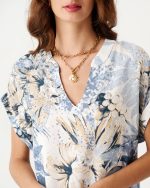 BLOUSE PRINTED V NECK - Image 4
