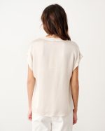 BLOUSE SATIN V NECK - Image 8
