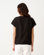 LINEN BLOUSE TIE FRONT - Image 5