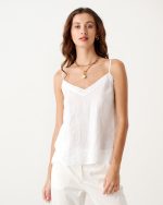 BLOUSE LINEN SPAGHETTI STRAP