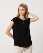 BLOUSE COTTON SHORT SLEEVE - Image 2