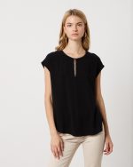 BLOUSE COTTON SHORT SLEEVE - Image 3
