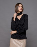 BLOUSE KNITTED CHOCKER - Image 2