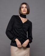 BLOUSE KNITTED CHOCKER - Image 3