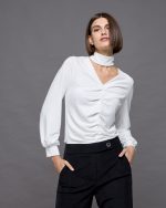 BLOUSE KNITTED CHOCKER - Image 6