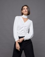 BLOUSE KNITTED CHOCKER - Image 9