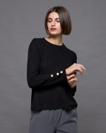 BLOUSE KNITTED ROUND NECK - Image 3