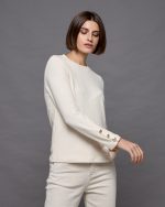 BLOUSE KNITTED ROUND NECK - Image 5