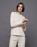 BLOUSE KNITTED ROUND NECK - Image 6
