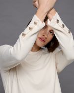 BLOUSE KNITTED ROUND NECK - Image 7