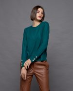 BLOUSE KNITTED ROUND NECK - Image 10