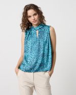 BLOUSE PRINTED SLEEVELESS - Image 2
