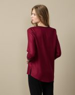 BLOUSE COTTON THREE QUARTER SLEEVE - Image 4