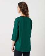 BLOUSE COTTON THREE QUARTER SLEEVE - Image 12