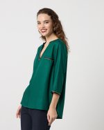BLOUSE COTTON THREE QUARTER SLEEVE - Image 13