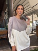 KNITTED BLOUSE RIBBED - Image 7