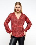 BLOUSE SATIN PRINTED