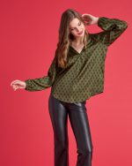 BLOUSE SATIN PRINTED - Image 2