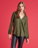 BLOUSE SATIN PRINTED - Image 3