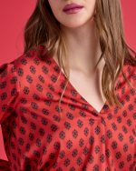 BLOUSE SATIN PRINTED - Image 8