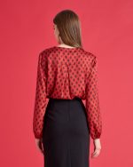 BLOUSE SATIN PRINTED - Image 9